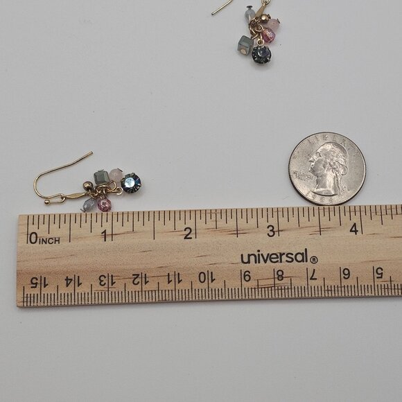 Fairy Cottage Preppy Boho Cluster Beaded Dangle Drop Earrings Fashion Jewelry - Picture 14 of 16